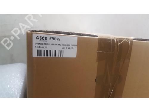 Left headlight MINI MINI CLUBMAN (R55) Cooper D | BP22660615C28 