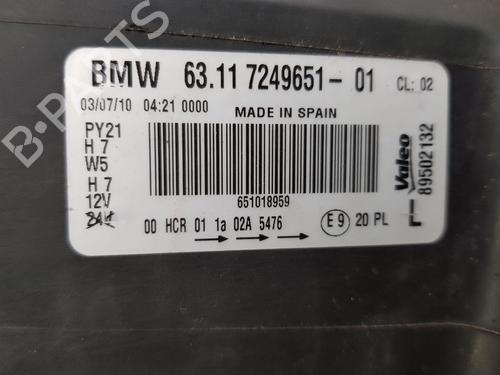 Left headlight BMW 1 Coupe (E82) 120 d | BP29467532C28 