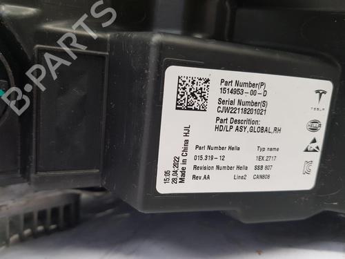 Right headlight TESLA MODEL 3 (5YJ3) EV AWD | BP33275897C29 - Image 7