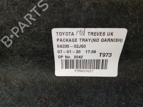 Rear parcel shelf TOYOTA COROLLA Hatchback (_E21_, _EA1_, _EH1_) 1.8 Hybrid (ZWE211, ZWE219) | BP28307899C85 