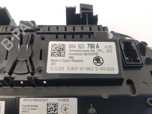 Instrument cluster SKODA SCALA (NW1)  | BP26692526C47 