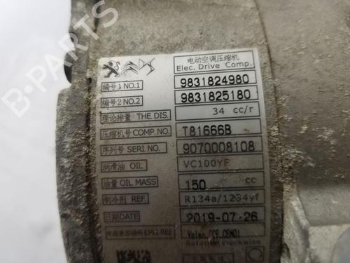 AC compressor PEUGEOT 3008 II SUV (MC_, MR_, MJ_, M4_) Hybrid4 (M45GBU) | BP28066814M34 