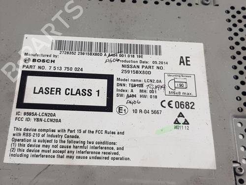 Electronic module NISSAN NOTE (E12) 1.5 dCi | BP25463006M83 