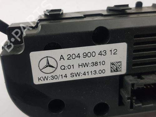 Climate control MERCEDES-BENZ C-CLASS Coupe (C204) C 180 (204.331) | BP31841843I5