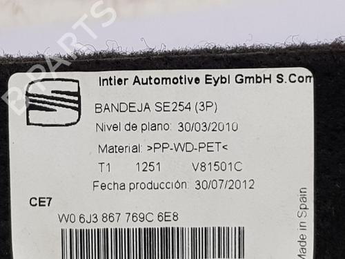 Rear parcel shelf SEAT IBIZA IV (6J5, 6P1) 1.2 | BP29467410C85 