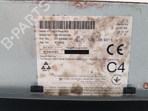 Radio TOYOTA COROLLA Hatchback (_E21_, _EA1_, _EH1_) 1.8 Hybrid (ZWE211, ZWE219) | BP28105021E6 