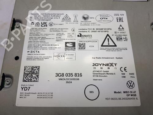 Electronic module VW POLO VI (AW1, BZ1, AE1)  | BP30914791M83 