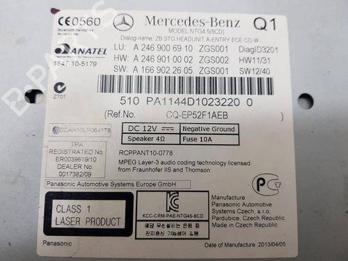 Electronic module MERCEDES-BENZ A-CLASS (W176) A 180 CDI / d (176.012) | BP22664104M83