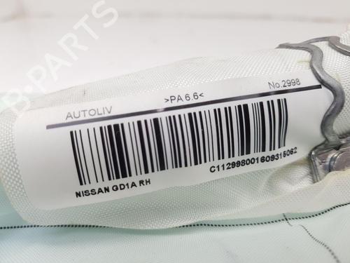 Right curtain airbag INFINITI Q30 2.0 T AWD | BP22677741C12 