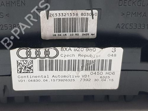 Instrument cluster AUDI A1 Sportback (8XA, 8XF) 1.4 TFSI | BP29620641C47 