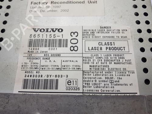 Radio VOLVO V70 II (285) 2.4 | BP30891896E6