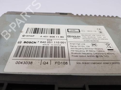 Radio SMART FORTWO Coupe (451) 0.8 CDi (451.301) | BP38910859E6 - Image 5