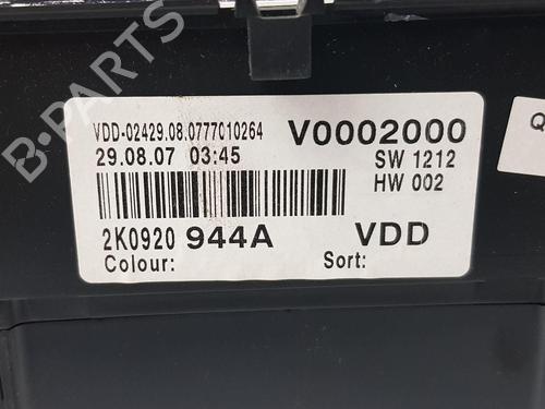 Instrument cluster VW CADDY III Box Body/MPV (2KA, 2KH, 2CA, 2CH) 1.9 TDI | BP26692930C47 