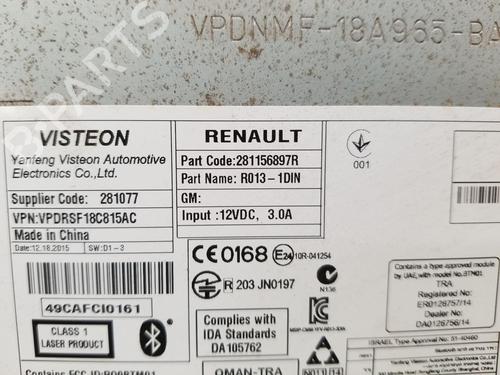 Radio RENAULT KANGOO Express (FW0/1_) 1.5 dCi 90 (FW0G, FW05, FW08, FW11) | BP37172558E6 - Image 5