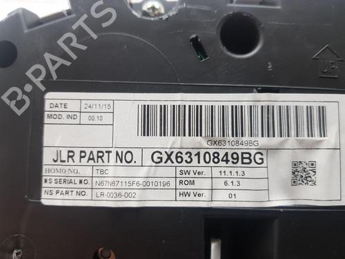 Instrument cluster JAGUAR XJ (X351) 3.0 SDV6 | BP22667693C47 