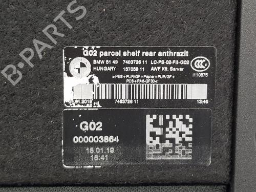 Rear parcel shelf BMW X4 (G02, F98) xDrive 30 d | BP29620264C85 