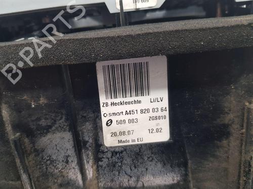 Left taillight SMART FORTWO Coupe (451) 1.0 (451.331, 451.380) | BP32127619C34 