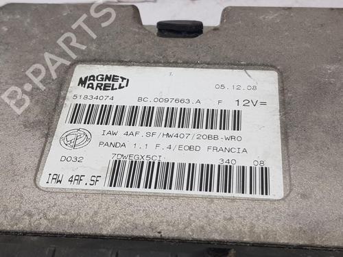 Engine control unit (ECU) FIAT PANDA (169_) 1.1 (169.AXA1A) | BP33677643M57 - Image 3