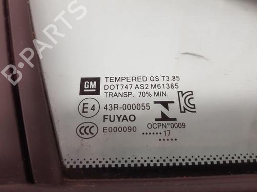 Front left quarter glass VAUXHALL ASTRA Mk VII (K) (B16) 1.6 CDTi | BP29620390C111 