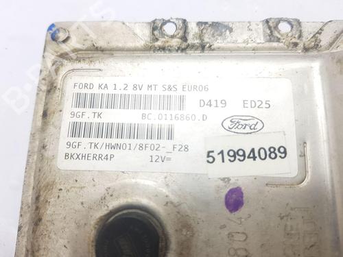 Engine control unit (ECU) FORD KA (RU8) 1.2 | BP29514540M57 