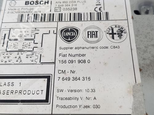 Radio ALFA ROMEO MITO (955_) 1.4 Turbo MultiAir (955AXM1A, 955AXR11) | BP30184604E6 