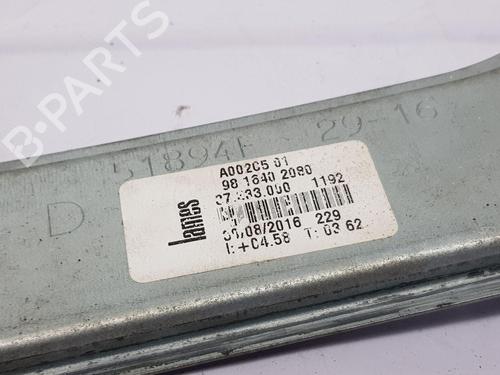 Front right window mechanism PEUGEOT 208 I (CA_, CC_) 1.6 BlueHDi 100 | BP30184713C23