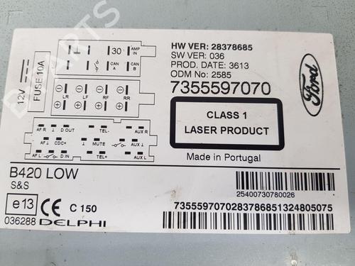 Radio FORD KA (RU8) 1.2 | BP34253529E6  - Image 7