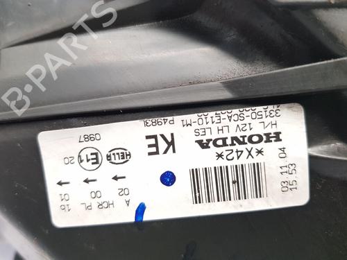 Left headlight HONDA CR-V II (RD_) 2.0 (RD5) | BP32252074C28 