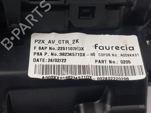 Air vent PEUGEOT 2008 II (UD_, US_, UY_, UJ_, UR_, UC_) 1.2 PureTech 100 (USHNK) | BP27689489I21 