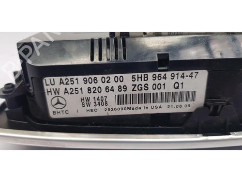 Climate control MERCEDES-BENZ M-CLASS (W164) ML 350 CDI 4-matic (164.122) | BP26903365I5 