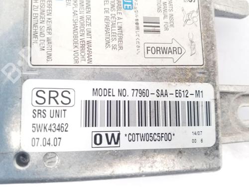 Kollisjonspute styreenhet HONDA JAZZ II (GD_, GE3, GE2) 1.2 i-DSI (GD5, GE2) | BP24456835M53 
