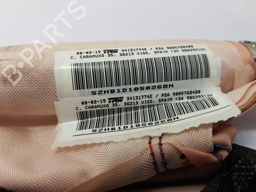 Left curtain airbag PEUGEOT 308 SW II (LC_, LJ_, LR_, LX_, L4_) 1.2 THP 130 | BP22208604C11 