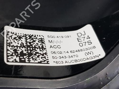 Steering wheel VW GOLF VII (5G1, BQ1, BE1, BE2) 2.0 TDI | BP29642037C49 