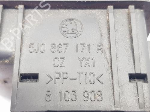 Right front window switch SKODA FABIA II (542) 1.2 | BP33246852I26  - Image 6