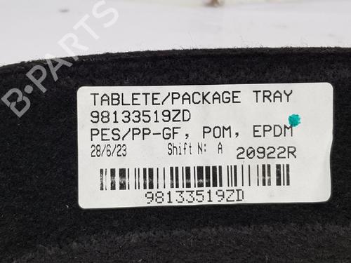 Rear parcel shelf CITROËN C3 III (SX) 1.2 THP 110 (SXHNPS, SXHNZT, SXHNZ6) | BP29642084C85 