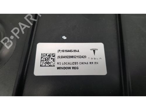 Rear right window mechanism TESLA MODEL 3 (5YJ3) EV AWD | BP33966777C25  - Image 9