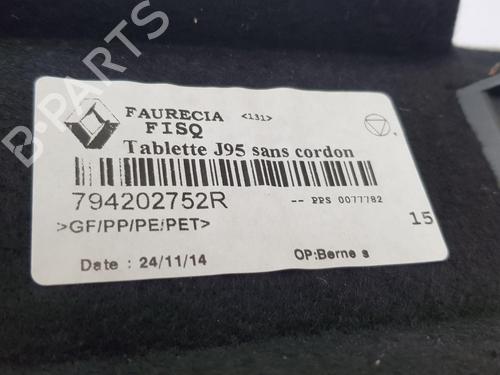 Rear parcel shelf RENAULT SCÉNIC III (JZ0/1_) 1.5 dCi | BP26310227C85 