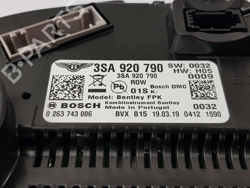 Instrument cluster BENTLEY CONTINENTAL Convertible (3S_) 6.0 AWD | BP27266920C47