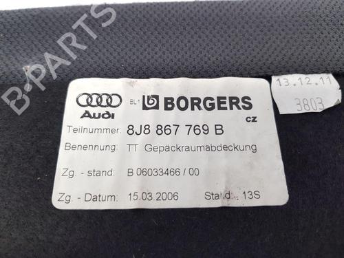 Rear parcel shelf AUDI TT (8J3) 2.0 TDI quattro | BP29440101C85 