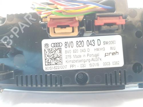 Climate control AUDI A3 (8V1, 8VK) 1.8 TFSI quattro | BP24300846I5 