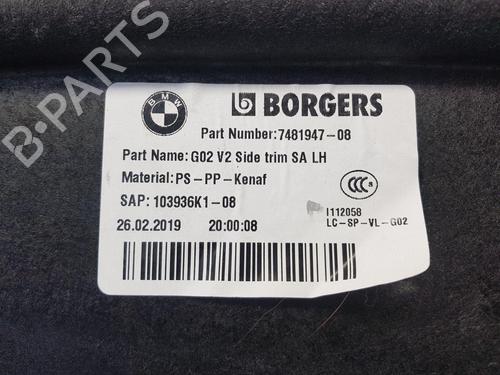 Boot lining BMW X4 (G02, F98) xDrive 30 d | BP30045219I3 