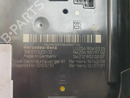 Fuse box MERCEDES-BENZ C-CLASS Coupe (C204) C 250 CDI (204.303) | BP22657523E1 