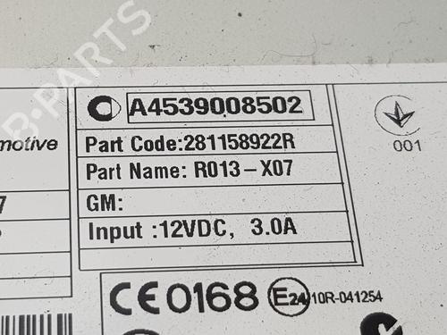 Radio SMART FORFOUR Hatchback (453) 1.0 (453.042, 453.043) | BP22207894E6 