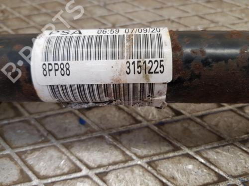 Right front driveshaft OPEL CROSSLAND X / CROSSLAND (P17, P2QO)  | BP26646412M39 