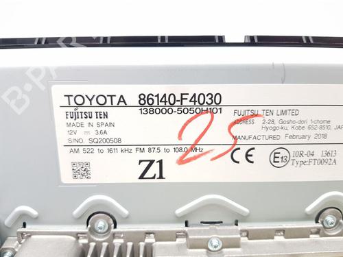 Radio TOYOTA C-HR (_X1_) 1.8 Hybrid (ZYX10_, ZYX11_, ZYX10R, ZYX11R) | BP32455182E6 