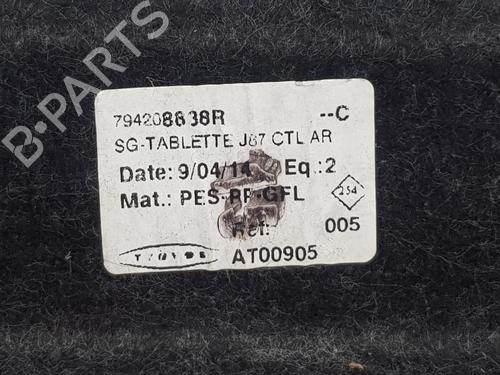 Rear parcel shelf RENAULT CAPTUR I (J5_, H5_) 1.5 dCi 90 (J5N4, J5M5, J5MW, J5M6, J5AL, J5AJ) | BP29755939C85 