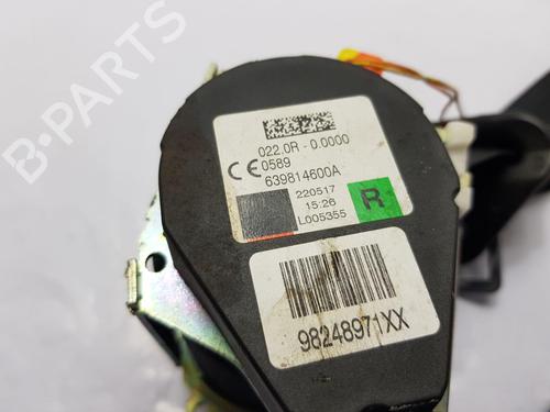 Rear right seatbelt CITROËN C3 III (SX) 1.2 VTi 82 | BP29467248I28 