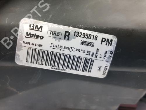 Højre forlygte VAUXHALL CORSA Mk III (D) (S07) 1.4 (L08) | BP27353293C29 