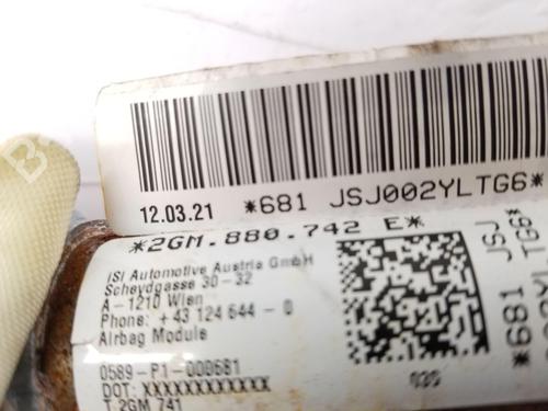 Right curtain airbag VW T-CROSS (C11, D31) 1.0 TSi | BP27186662C12