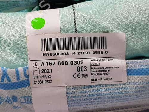 Right curtain airbag MERCEDES-BENZ GLS (X167) | BP30264404C12